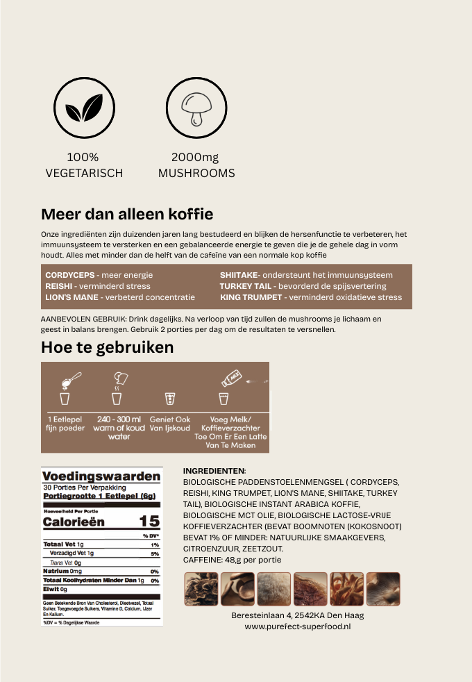 Purefect Mushroom Coffee